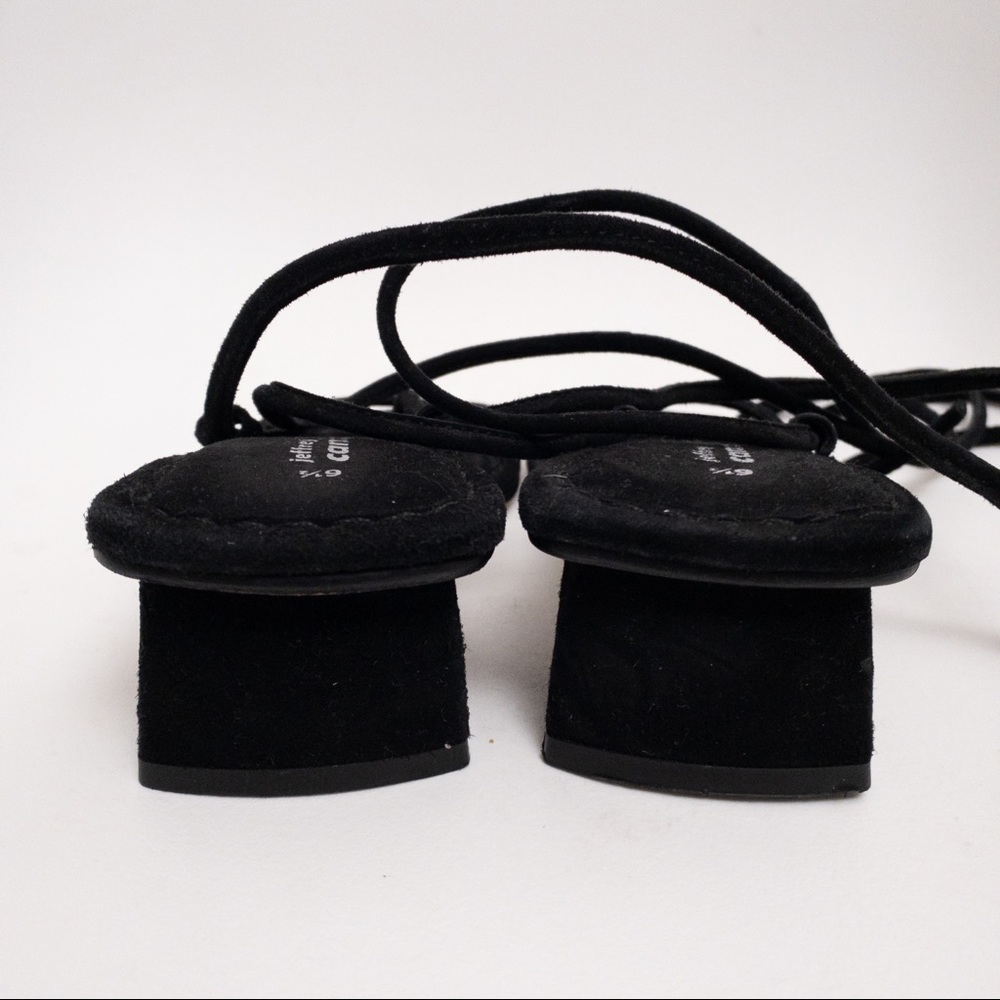 JEFFREY CAMPBELL Kaine Wraparound Tie Sandal Black Size 6.5 - Picture 9 of 9